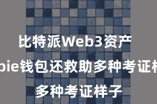 比特派Web3资产  Bitpie钱包还救助多种考证样子