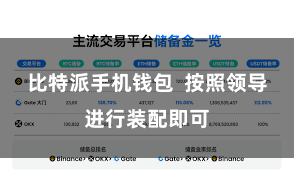 比特派手机钱包  按照领导进行装配即可