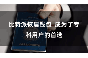 比特派恢复钱包  成为了专科用户的首选