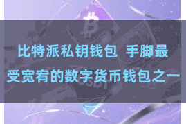 比特派私钥钱包  手脚最受宽宥的数字货币钱包之一